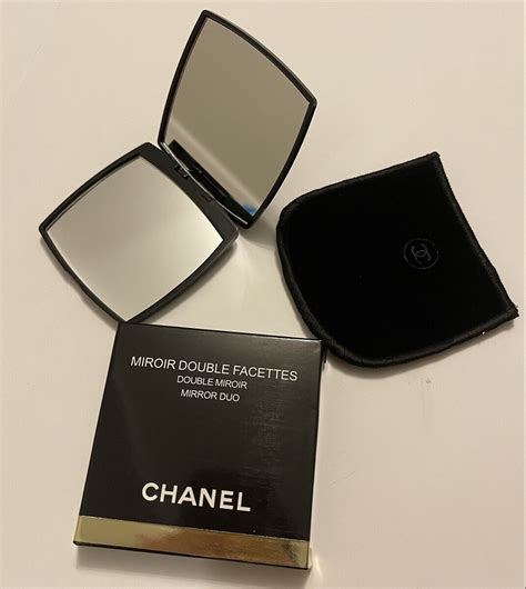 chanel mirror engraved|Chanel miroir mirror duo.